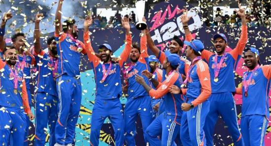T20 ශ්‍රේණිගතකිරීම්වලින් ඉන්දීය කණ්ඩායම පෙරමුණට